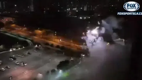 Un verdadero infierno: el video que muestra como fue la noche de Boca en Brasil