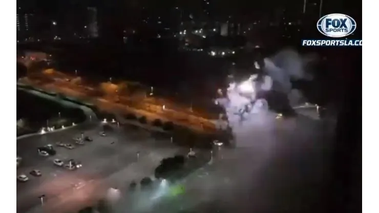 Un verdadero infierno: el video que muestra como fue la noche de Boca en Brasil