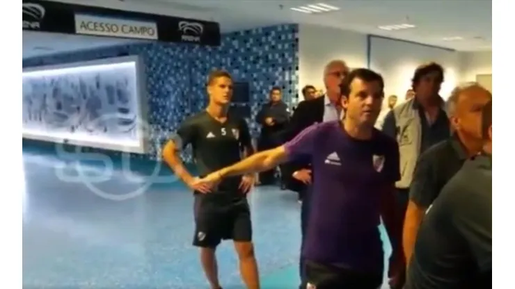 El video de Zuculini sobre el final del partido que lo acerca cada vez más a los hinchas de River