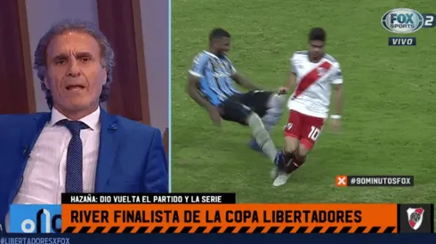 Captura del momento donde Ruggeri habló de Gallardo.