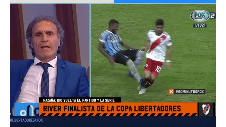 Captura del momento donde Ruggeri habló de Gallardo.