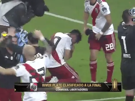 El loco de River: el Pity Martínez se largó a llorar después del milagro