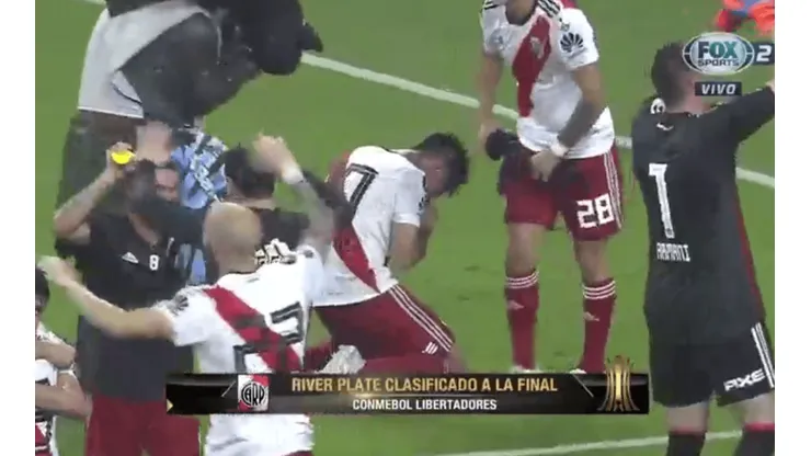 Foto de Gonzalo Martínez, jugador de River.