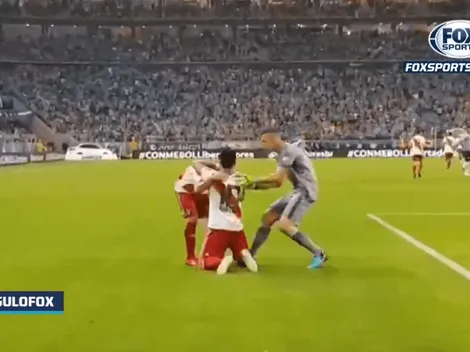 Lo que la TV no te mostró del festejo del Pity Martínez en el gol de River