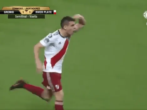 Se gritó con todo en River: Borré descontó a diez minutos del final
