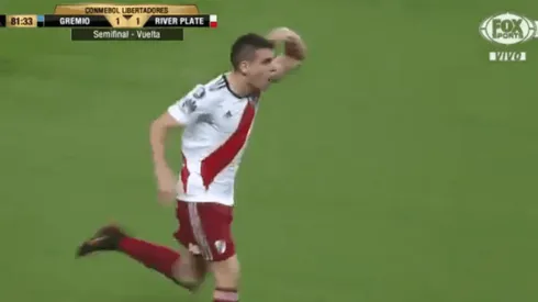 Se gritó con todo en River: Borré descontó a diez minutos del final