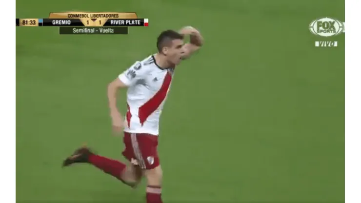 Se gritó con todo en River: Borré descontó a diez minutos del final