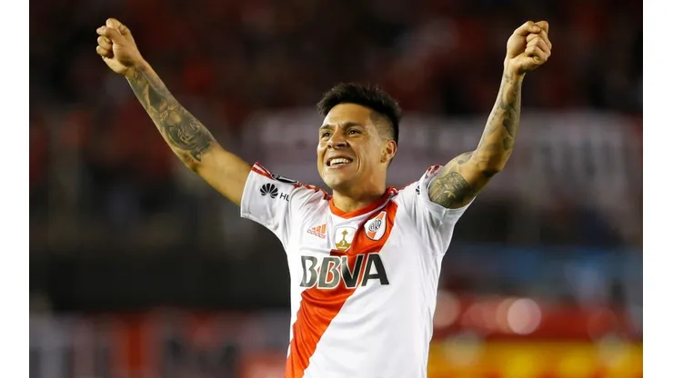 La increíble foto de Enzo Pérez en los festejo por la clasificación de River