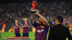 ¿PREMIO LEO MESSI? Por ahora levanta los de Mejor Jugador del Mes en el Camp Nou (Foto: Getty).