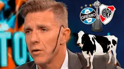 Fantino predice el resultado de Gremio vs. River por los mugidos de una vaca