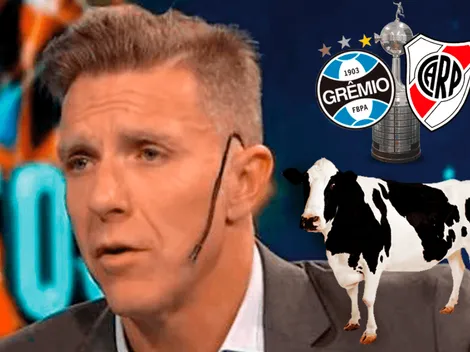 Fantino predice el resultado de Gremio vs. River por los mugidos de una vaca