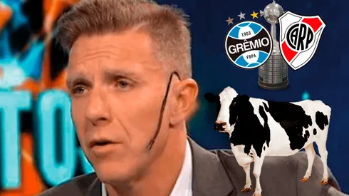 Fantino predice el resultado de Gremio vs. River por los mugidos de una vaca