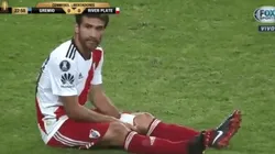 La mala suerte de River: Ponzio dejó la cancha a los 23' y entró Enzo Pérez