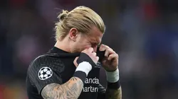Karius llora tras sus errores.