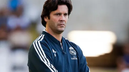 Apenas se sentó en conferencia, a Solari le preguntaron por Lopetegui y Zidane