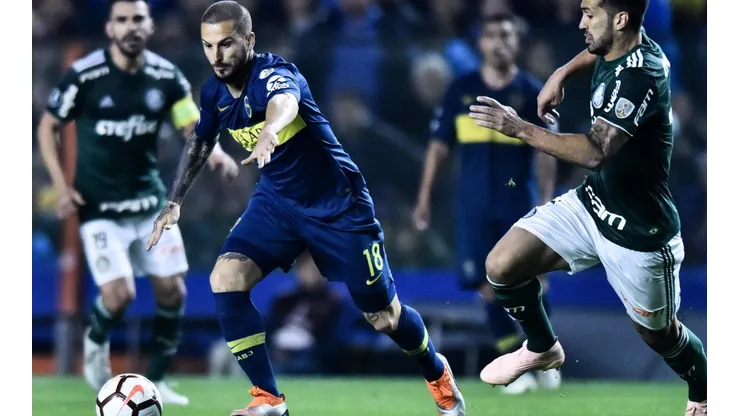 Palmeiras vs Boca por la Copa Libertadores.