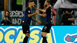 Mauro Icardi, la gran figura de la noche italiana.