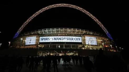 El estadio de Wembley previo al partido.