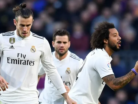 Lo gambeteó con el pecho: Marcelo humilló a Piqué y descontó para el Real Madrid