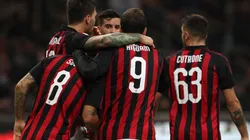 El tridente de Milan, bien activo.