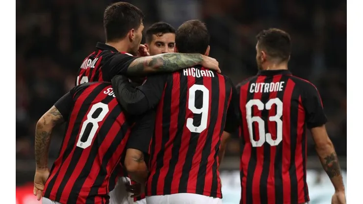 El tridente de Milan, bien activo.