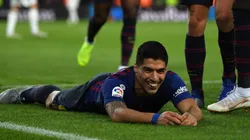 Luis Suárez y un golazo de cabeza