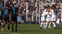 Todo Vélez celebra el golazo de la victoria.