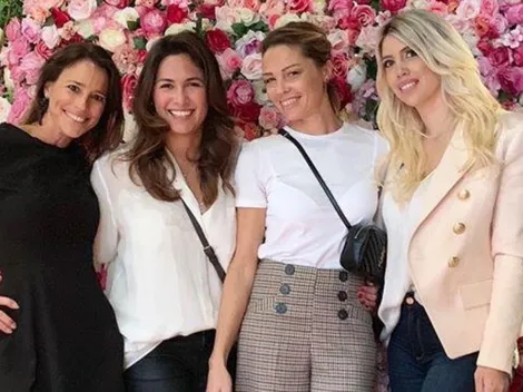 Wanda Nara festejó el cumpleaños de su hija con sus amiguitas y la pareja que no podían faltar