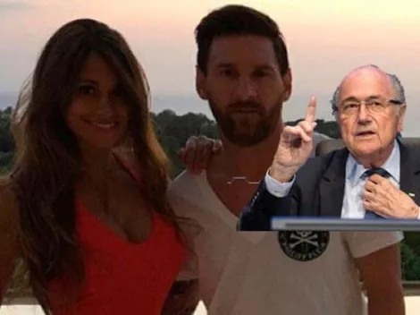 Se va a enojar Antonella: Blatter rompió el silencio para decir que Messi es el novio ideal para su hija