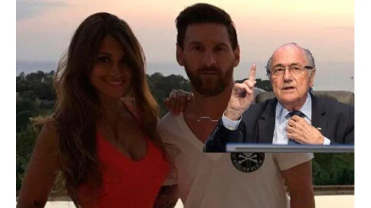Se va a enojar Antonella: Blatter rompió el silencio para decir que Messi es el novio ideal para su hija