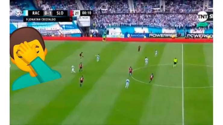 Con el gol que acaba de hacer Racing, San Lorenzo se convirtió en el equipo más verde de la Superliga