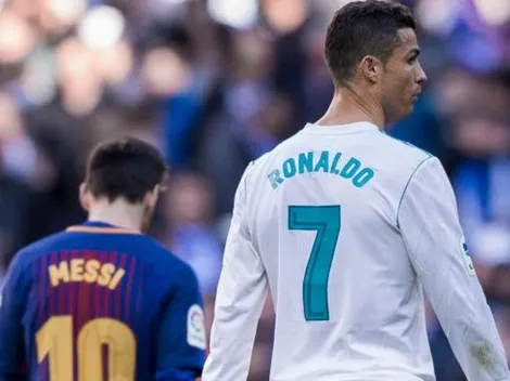 El meme viral de Messi y Cristiano Ronaldo mientras se disputa El Clásico de España
