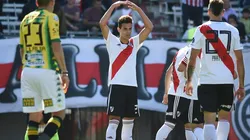 EL GOLEADOR. Cristian Ferreira celebra su golazo en el Monumental (Foto: Getty).