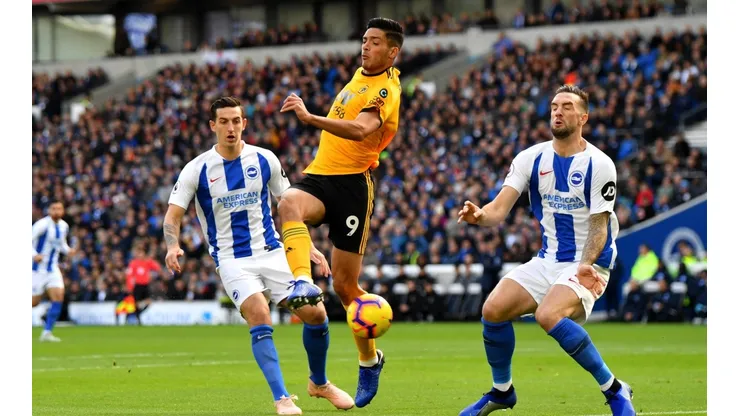 Foto de Raúl Jiménez, jugador del Wolverhampton.