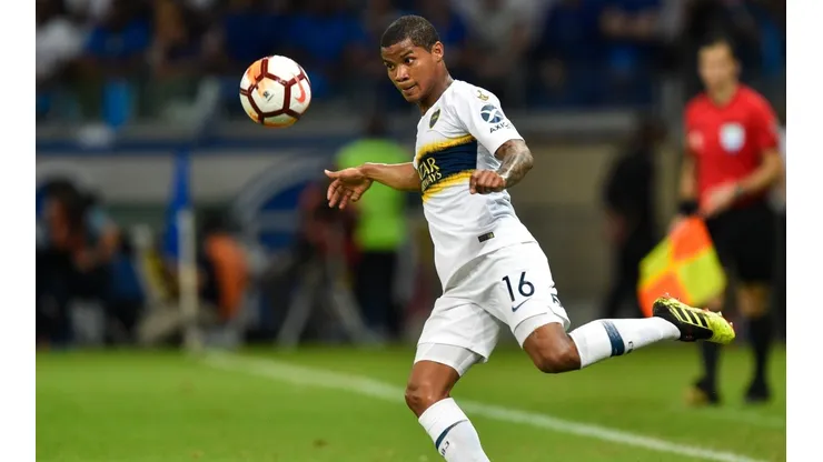 Wilmar Barrios con la camiseta de Boca.