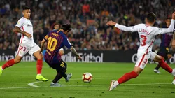 Foto de Lionel Messi, jugador de Barcelona.