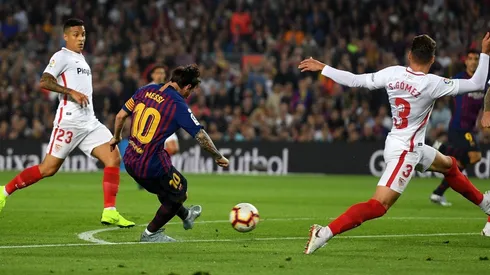 Foto de Lionel Messi, jugador de Barcelona.