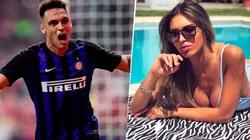 Casi como Icardi y Wanda Nara: la fotito que subió la novia de Lautaro Martínez a Instagram