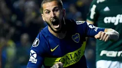 Darío Benedetto frente a Palmeiras.