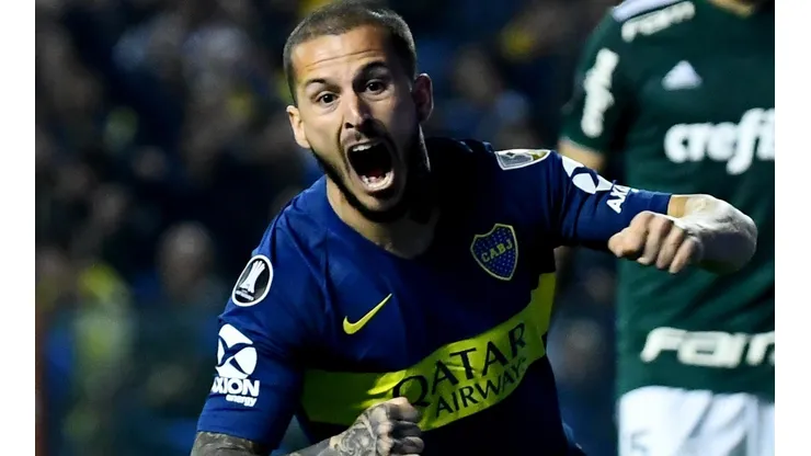 Darío Benedetto frente a Palmeiras.