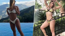 Con una calza enteriza super apretada, Cindy Álvarez García subió cinco videos desde el gimnasio