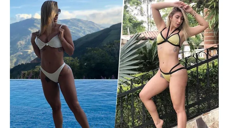 Con una calza enteriza super apretada, Cindy Álvarez García subió cinco videos desde el gimnasio