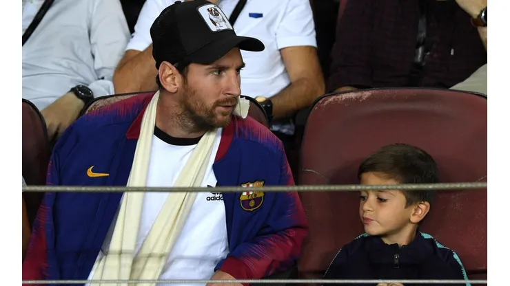 Foto de Lionel Messi, jugador de Barcelona.