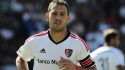 Maxi, en uno de sus últimos partidos en Newell's.
