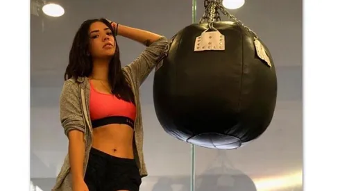 Michelle Pérez festejó la clasificación a la final del Cruz Azul.