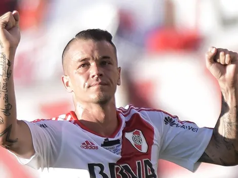 D´Alessandro se puso la camiseta de River para hablar sobre el cruce entre Palmeiras y Boca