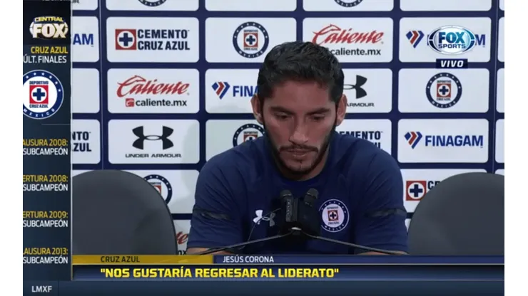 Jesús Corona muy confiado con su Cruz Azul: "Estamos para el doblete"