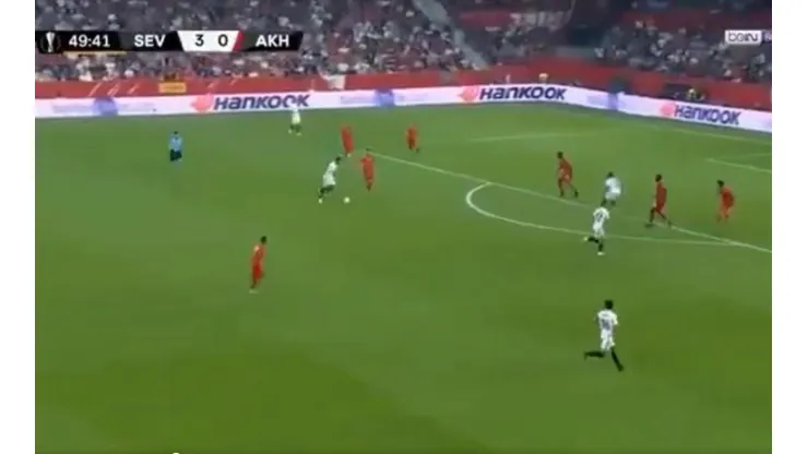 Muriel se sumó a la goleada del Sevilla por la Europa League