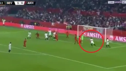 El arquero salió a cualquier lado y hasta Mercado se sumó al baile del Sevilla