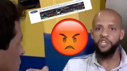Felipe Melo vio un tweet, se puso como loco y salió desesperado a increpar a un periodista